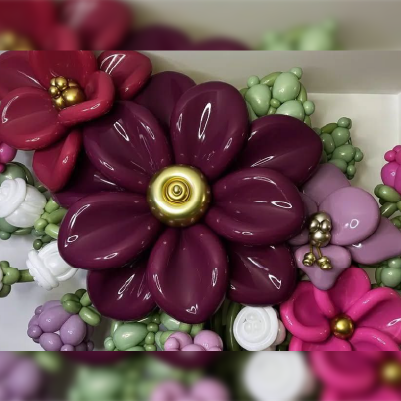 Elegant balloon decor