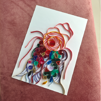 Handmade quilling gifts for family