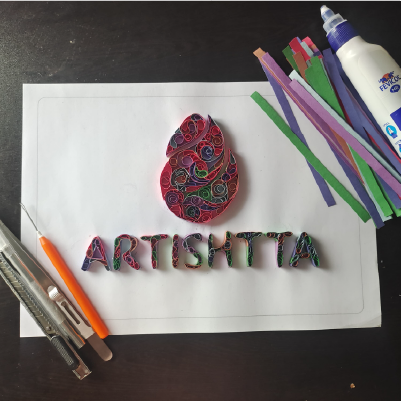 Beautiful quilling home decor