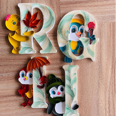 Quilling home decor